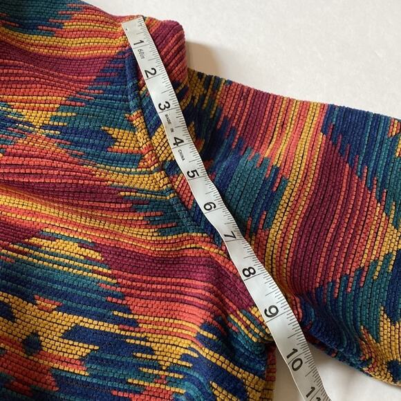 VTG Alfred Dunner tapestry Aztec Southwestern Print Blazer jacket cardigan 12 - Picture 12 of 12